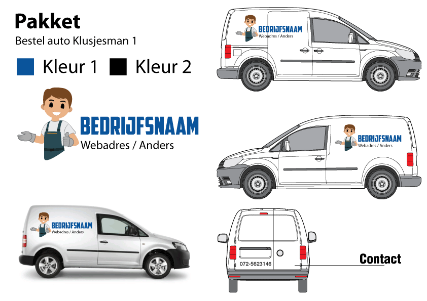 Bestelauto Klusjesman 1