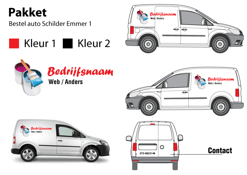 Bestelauto Schilder Emmer 1