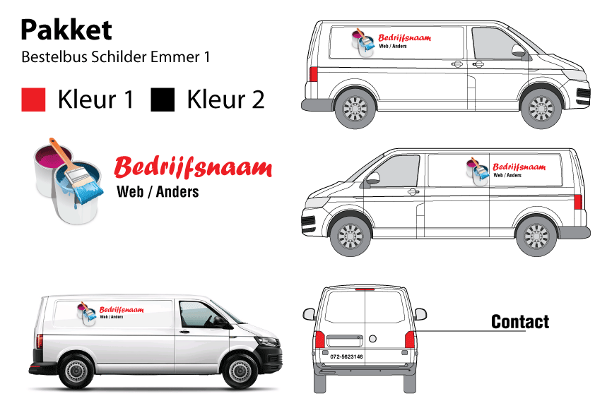 Bestelbus Schilder Emmer 1