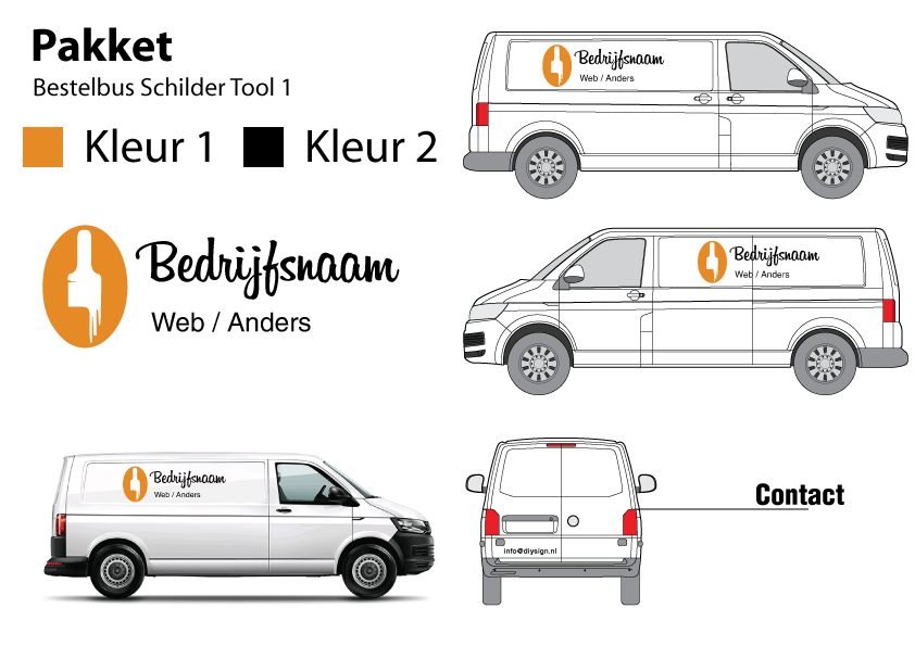 Bestelbus Schilder Tool 1