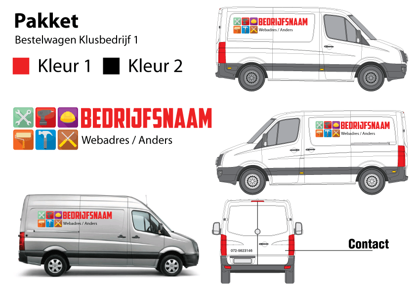 Bestelwagen Klusbedrijf 1