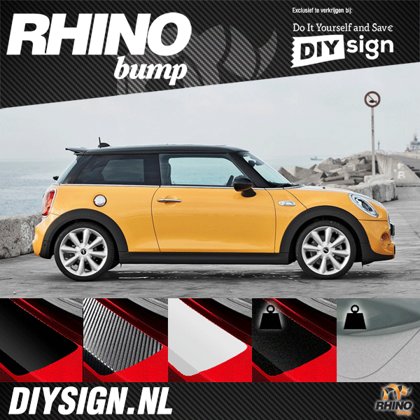 Bumperbeschermer Mini Cooper F56 2013-04 tot heden