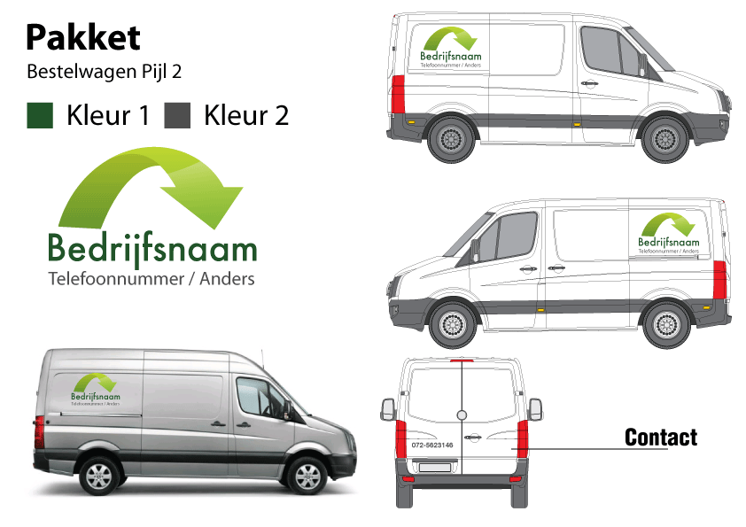 Bestelauto Pijl 2