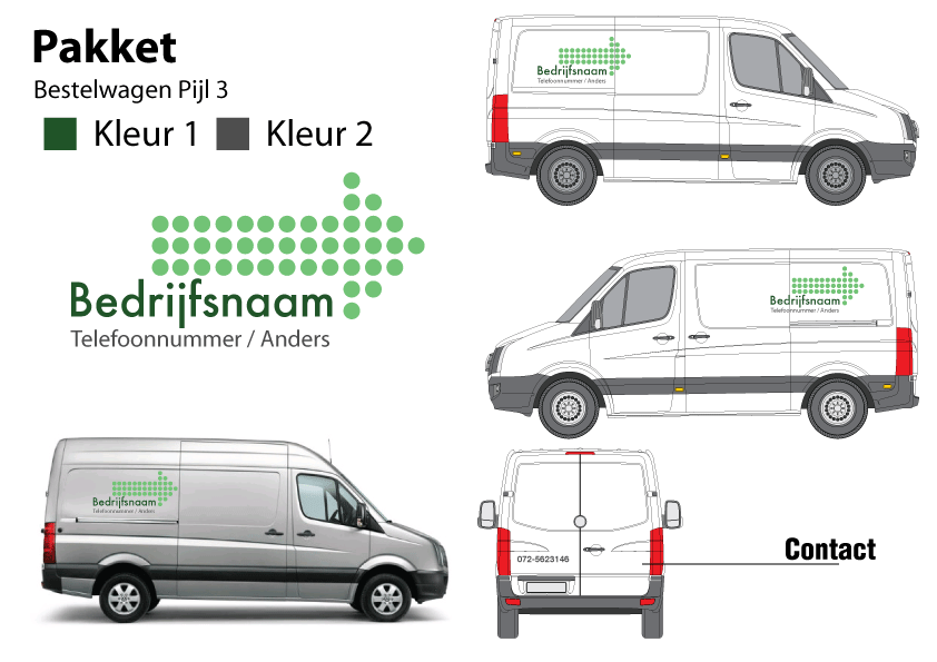 Bestelbus Pijl 3