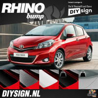 Bumperbeschermer Toyota Yaris III 2011 tot 2016