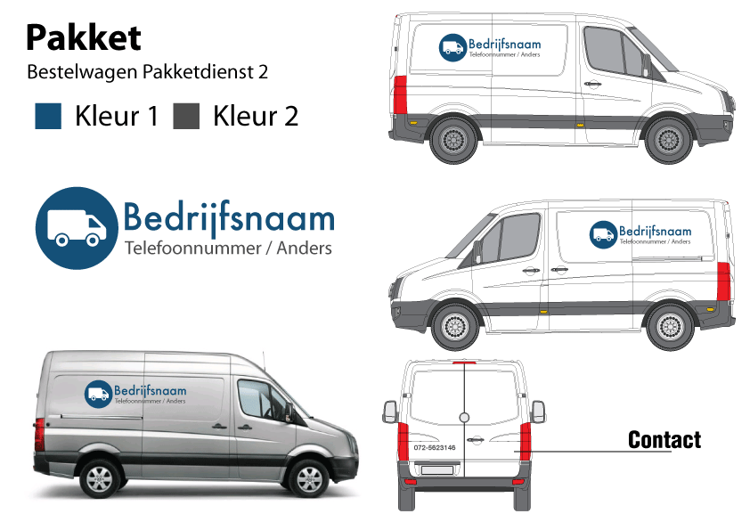 Bestelbus Pakketdienst 2