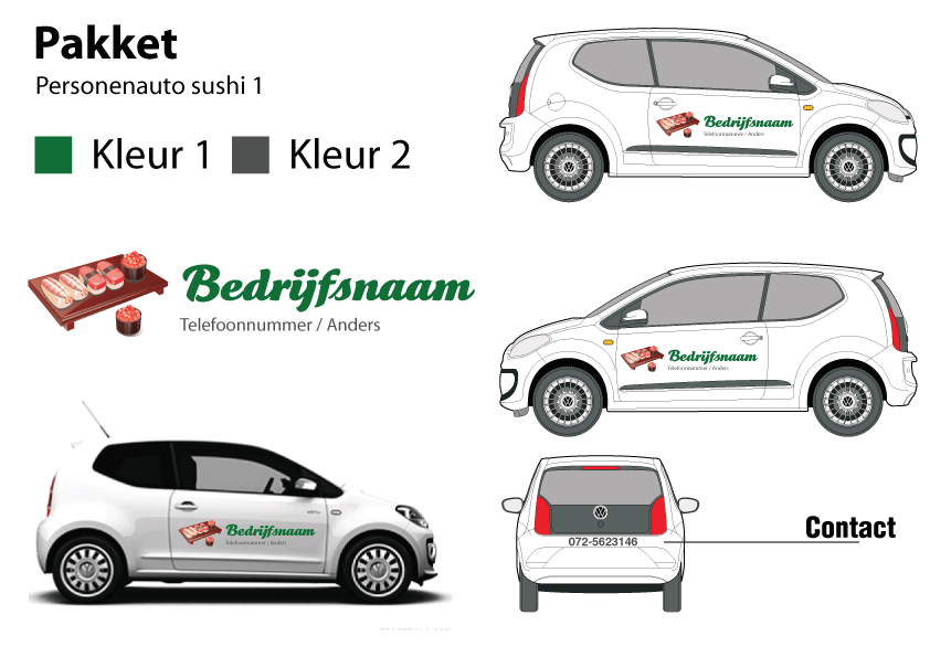 Personenauto Sushi 1