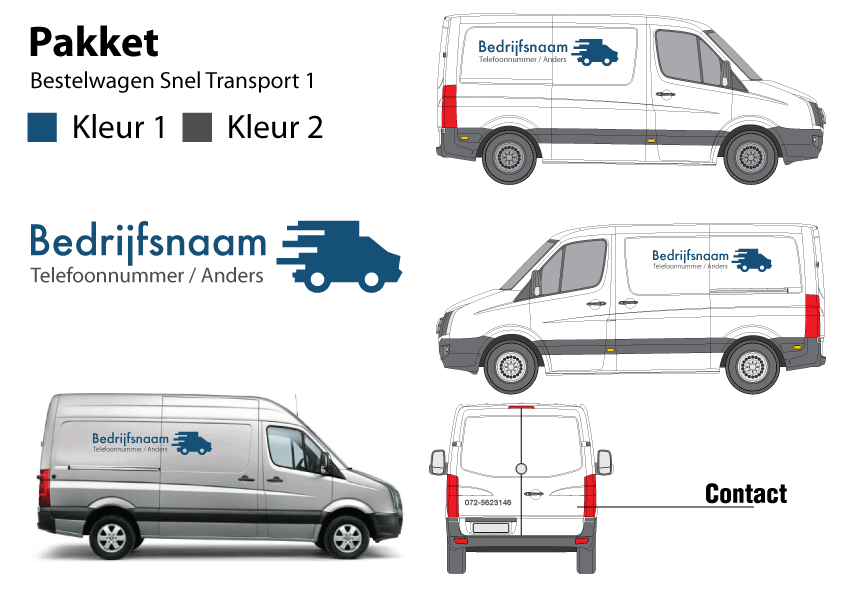 Bestelbus Snel transport 1